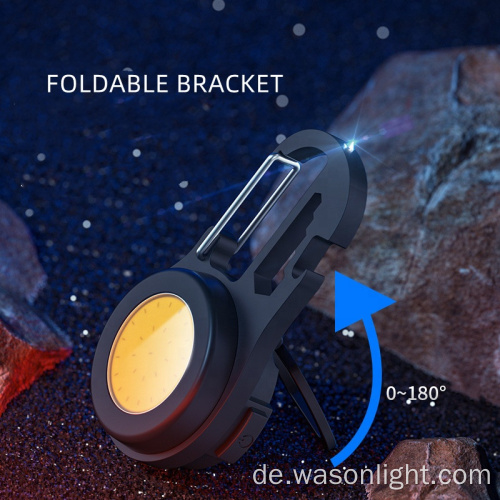 Neuankömmlinge 6 in 1 Multifunktion COB High Power Mini wiederaufladbare Schlüsselbund -LED -LED -LED -LED mit Schraubenfahrer